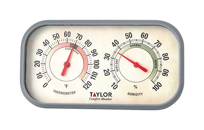 Taylor 5506 Color Track Hygrometer and Thermometer Combo