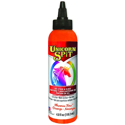 Gel Stain and Glaze In One, Phoenix Fire Orange, 4-oz.