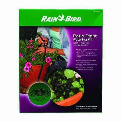 Rain Bird PATIOKIT Patio Watering Kit, 40-Piece Set, 10 Planters
