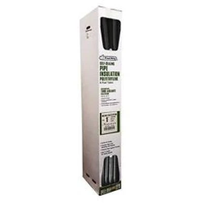 Tubular Pipe Insulation, Polyethylene Foam, Gray, For 1 or 3/4 In. Pipes, 6 Ft.