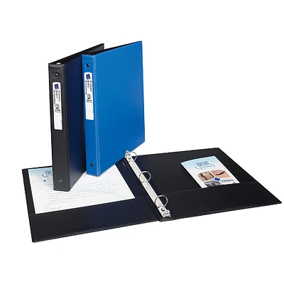 Avery 11718 3-Ring Economy Binder, 1 In., Assorted Colors