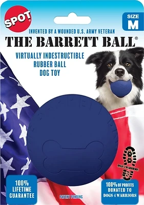 Barrett Rubber Ball Dog Toy, 4 In.