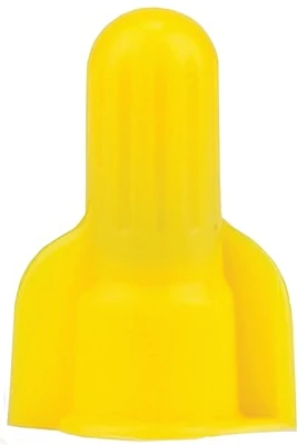 Medium Yellow Wing Wire Connector 22awg To 8awg (100-pack, Model Sg-y Pouch)