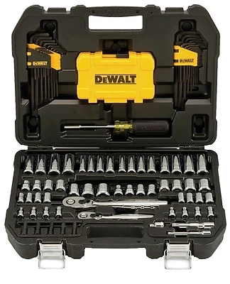 DeWalt DWMT73801 Mechanics Tool Set, 108-Piece, Chrome Vanadium
