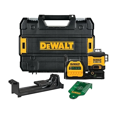 12v/20v Max Self-leveling Cross Line 3 X 360 Laser Level - Model Dcle34030gb-qu