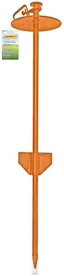 21.25 In. Heavy-duty Dome Tempered Steel Dog Tie-out Stake