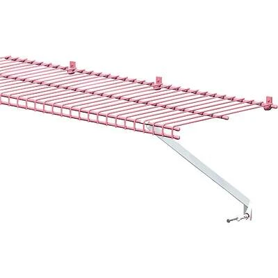 ClosetMaid 660600 Support Bracket, 12-In., White, 2-Pack With Anchors