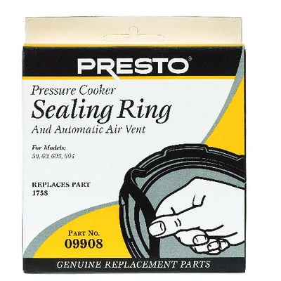 Presto 09908 Pressure Cooker Sealing Ring, 2 To 4 Quart