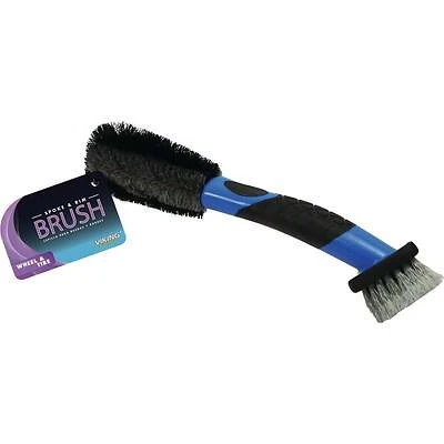8064859 Auto Wheel Detail Brush, Black & Blue