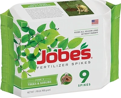 Jobe's 01310 Tree & Shrub Fertilizer Spikes, 9-Pack