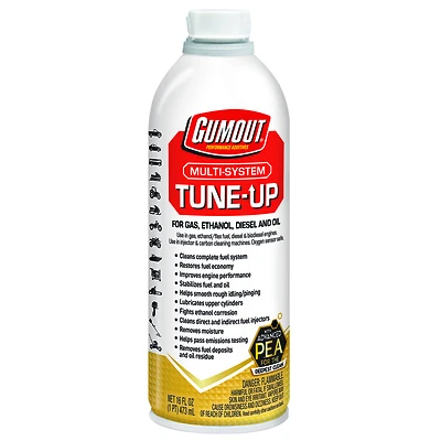Gumout 510011 Multi-System Tune-Up Fuel/Oil Treatment, 16-oz.