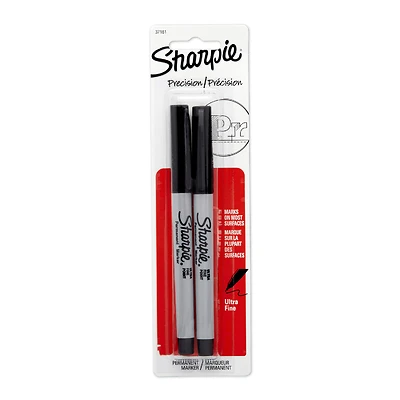 Sharpie 37161PP Permanent Marker, Ultra Fine Lead/Tip, Black Lead/Tip