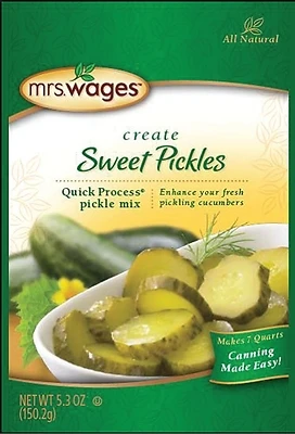 Mrs. Wages W624-J7425 Sweet Pickle Mix, 5.3 oz Pouch