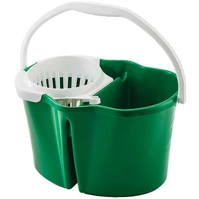 Clean & Rinse Mop Bucket with Wringer, 4 Gallons