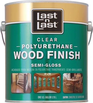 Last N Last 53531 Polyurethane Wood Finish, Semi-Gloss, 1-Gallon