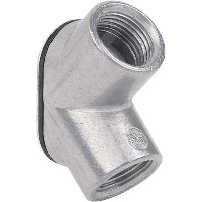 Halex 94107 Rigid To Rigid Corner Pull Elbow, Zinc, 3/4-In.