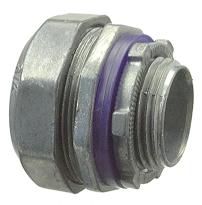 Halex 91627 Liquid Tight Straight Connector, 3/4-In., Zinc
