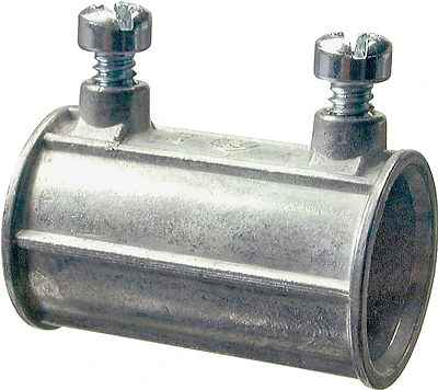 Halex 91221 EMT Screw Coupling, Zinc Die-Cast, 1/2 In.