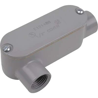 Threaded Oval Conduit Body, Type LR, 3/4-In.