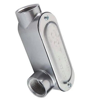 Threaded Oval Conduit Body, Type LL, 1/2-In.