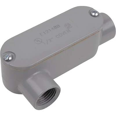 Threaded Oval Conduit Body, Type LR, 1/2-In.