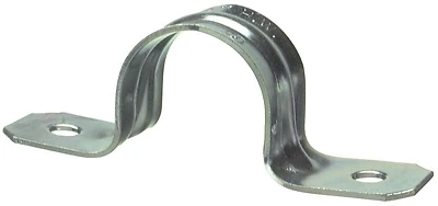 2 Hole Snap-On Steel Straps, 1-In., 4-Pk.