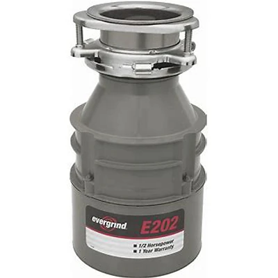 1/2 Hp Continuous Feed Garbage Disposer With 1 Year Warranty