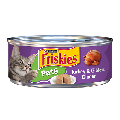 Cat Food, Turkey/Giblet Pate, 5.5 oz. Can