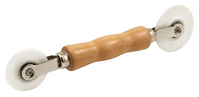 Prime-Line P 8058 Screen Spline Rolling Tool, Wood Handle, Nylon Wheels