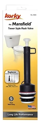 Toilet Flush Valve & Seal Kit for Mansfield