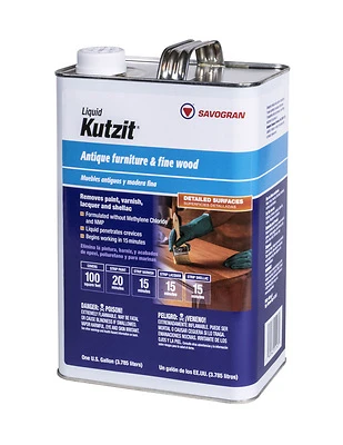 Savogran 01243 Kutzit Liquid Paint Stripper, 1-Gallon