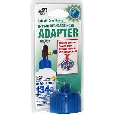 A/C Pro DVA-1 Rechargeable Hose Adapter, For R-134a Self-Sealing Cans