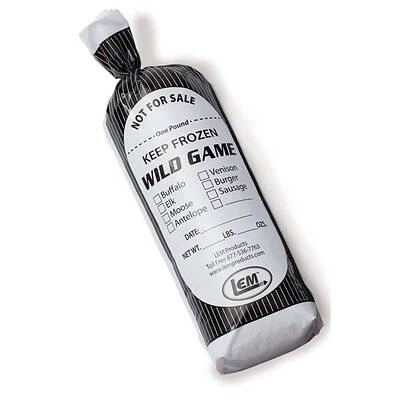 LEM Products 1 Pound Polyethylene Wild Game Bags - 100 Count