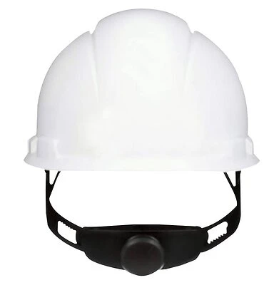 3M CHH-R-W6-SL SecureFit Hard Hat, White, Non-Vented Cap Style, Ratchet Adjustment