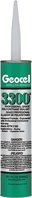 Geocel 68103 3300 Polyurethane Sealant, Black, 10.1 Oz Cartridge