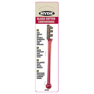 Tools 45700 Heavy-duty Glass Cutter With Tungsten Carbide Cutting Wheel