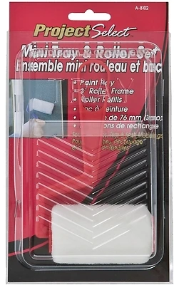 Linzer A8102 Mini Roller and Tray Set, 3 In., 3 Piece