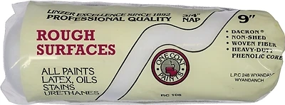 Rc108-9 Professional Quality Rough Roller Cover 9 Inch X 3/4 Inch Nap