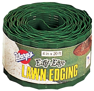 Easy-edge Le420g Lawn Edging, 20 Ft L X 4 In H, Green Plastic, 12 Pk