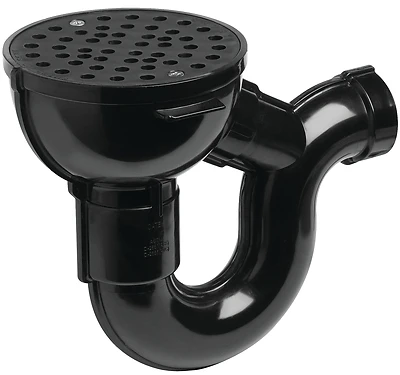 42723 2 Inch Abs Integral Floor Drain With P-trap And Cleanout