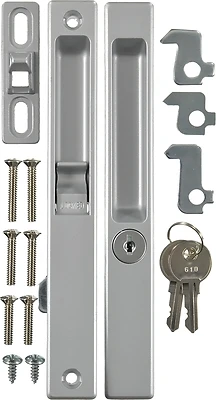 Vk1195 Keyed Aluminum Flush Mount Patio Door Lockset