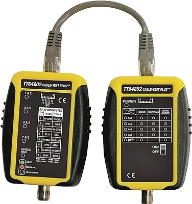 Tt64202 Coaxial And Utp/stp Cable Tester For Ethernet And Coaxial Cables