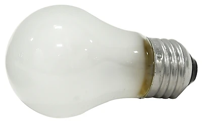 10117 40w A15 Appliance Light Bulb, 120v, Frosted, 3.5 In Length, Pack Of 12