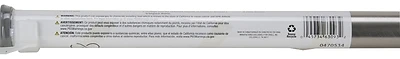 Simple Spaces SD-SR41-BN Shower Curtain Rod, Adjustable 41-76 In, Brushed Nickel