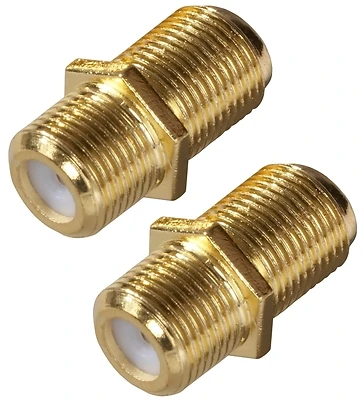 Zenith VA1002RG6FT Feed-Thru Connector, F Connector, Gold