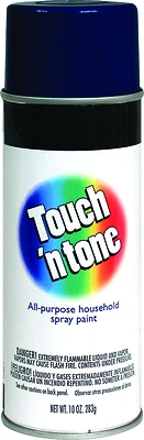 Touch 'N Tone 55290830 Spray Paint, Gloss Dark Blue, 10 Oz Aerosol