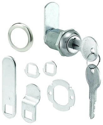 Defender Security U 9943KA Cam Lock, Stainless Steel