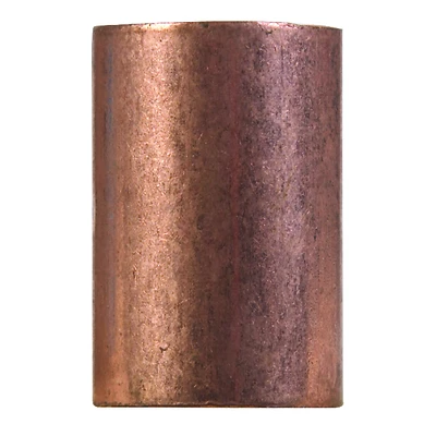 2 In. Wrot Copper Slip Coupling Without Stop, C X C Connection, 1 Pk