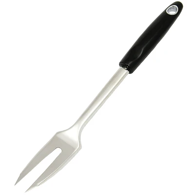 13 In. Black/silver Stainless Steel Fork (model 12540) - 3 Pk