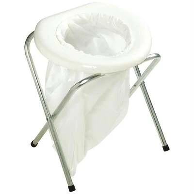 271 Portable Toilet - Compact, Lightweight, White Design